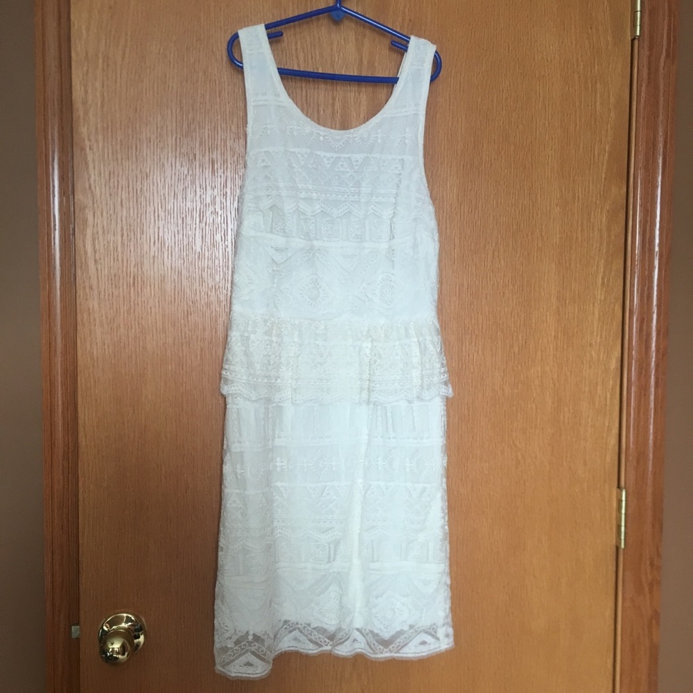 AE lace peplum dress